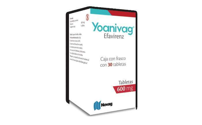 Yoanivag efavirenz tabletas 600 mg