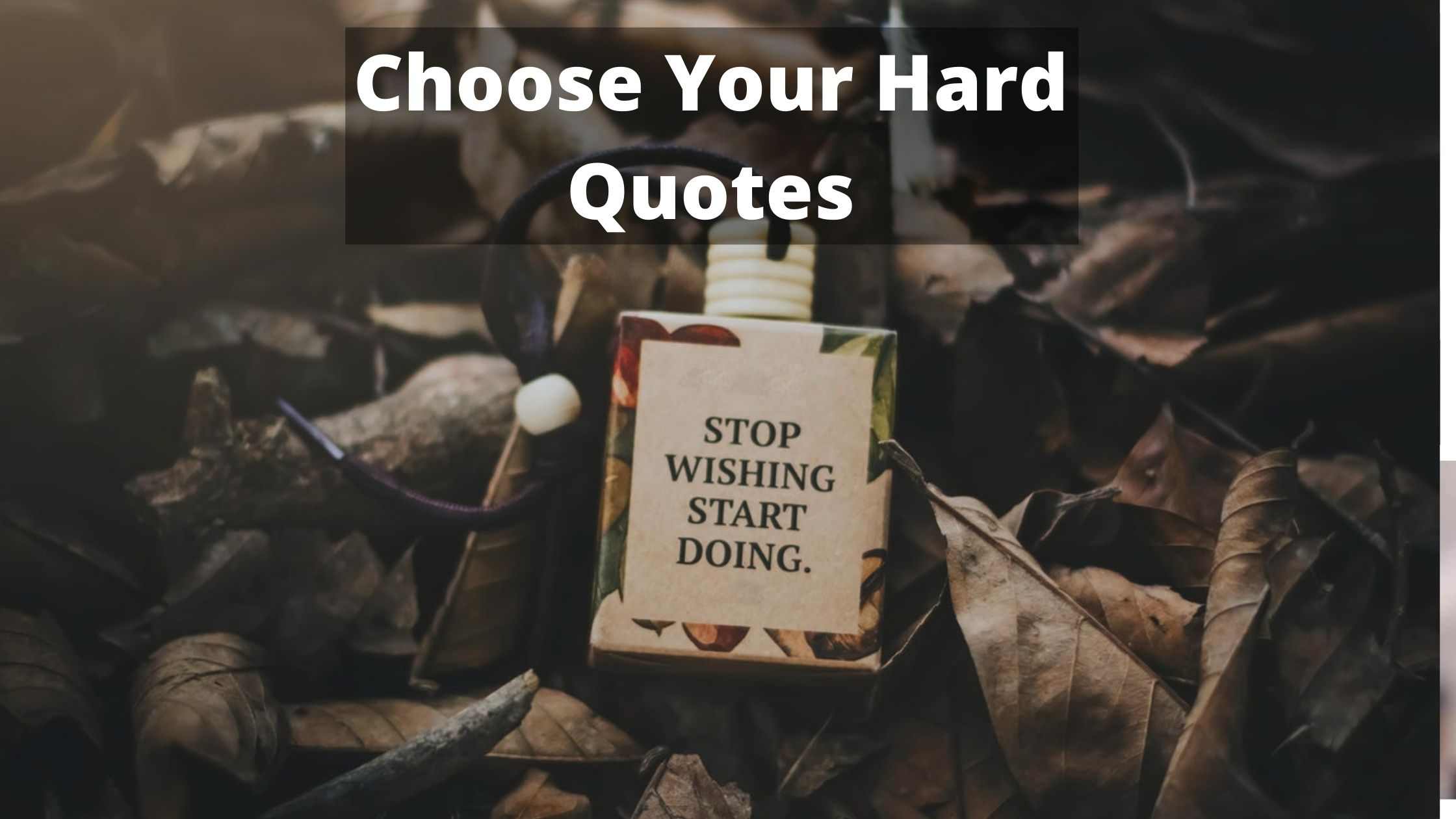 100+ of the Best "Choose Your Hard" Quotes for 2022
